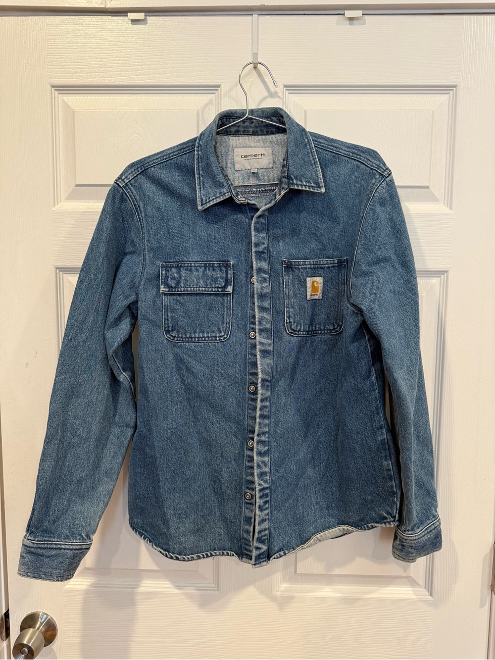 Carhartt Light Blue Denim Shirt Jacket